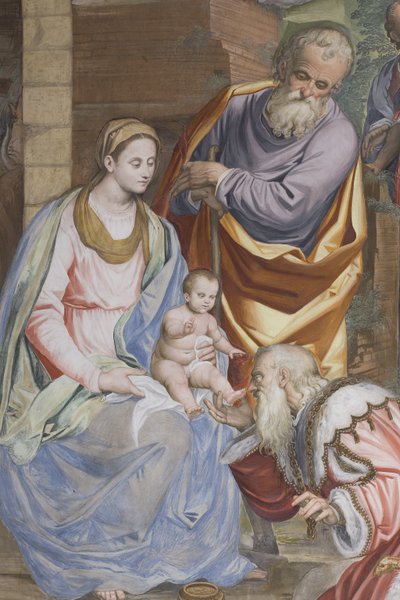 The Adoration of the Magi, Presbitery, 1578-82 tekijältä Simone Veneziano Peterzano